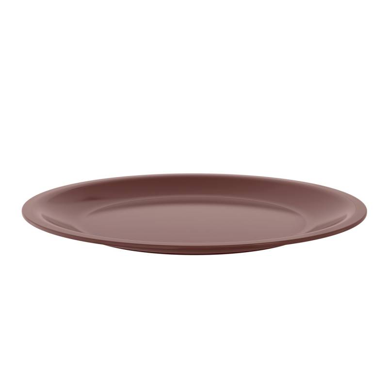 Rotho Teller Caruba Ø 26 cm flach weinrot von Rotho