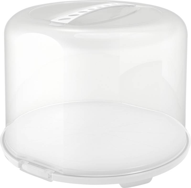 Rotho Tortenglocke Fresh XL 26 cm weiß 35,5 x 34,5 x 26 cm (L x B x H) von Rotho