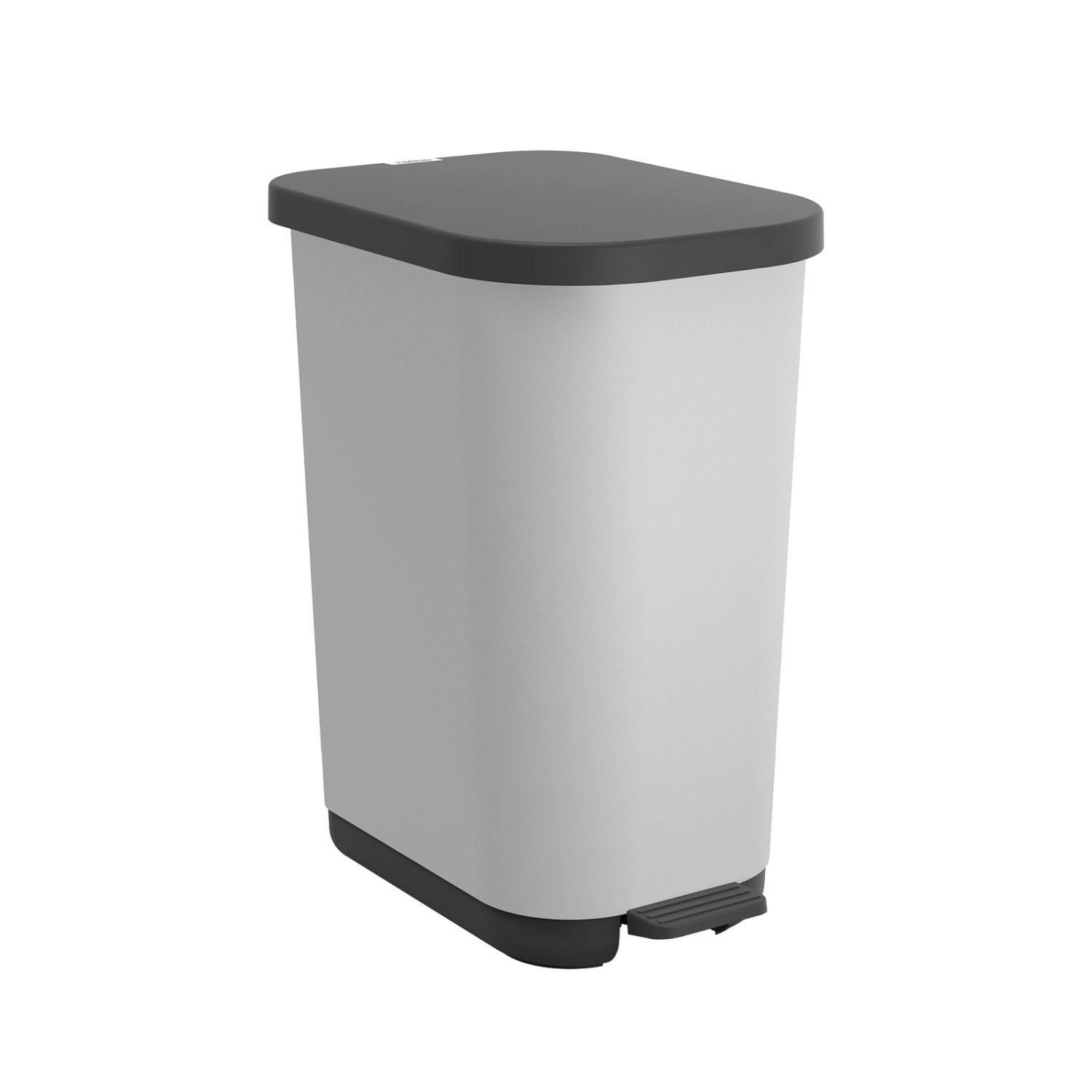 Rotho Treteimer Ribo IML Silber Matt 35, von Rotho