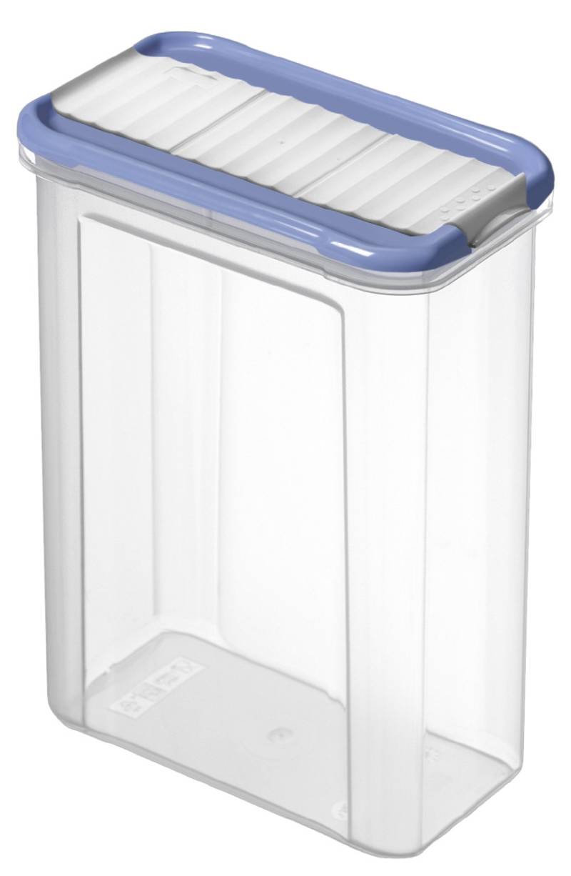 Rotho Vorratsdose Domino, 1,5 l horizon blau von Rotho