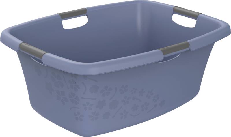 Rotho Wäschewanne Flowers 50 L horizon blue von Rotho