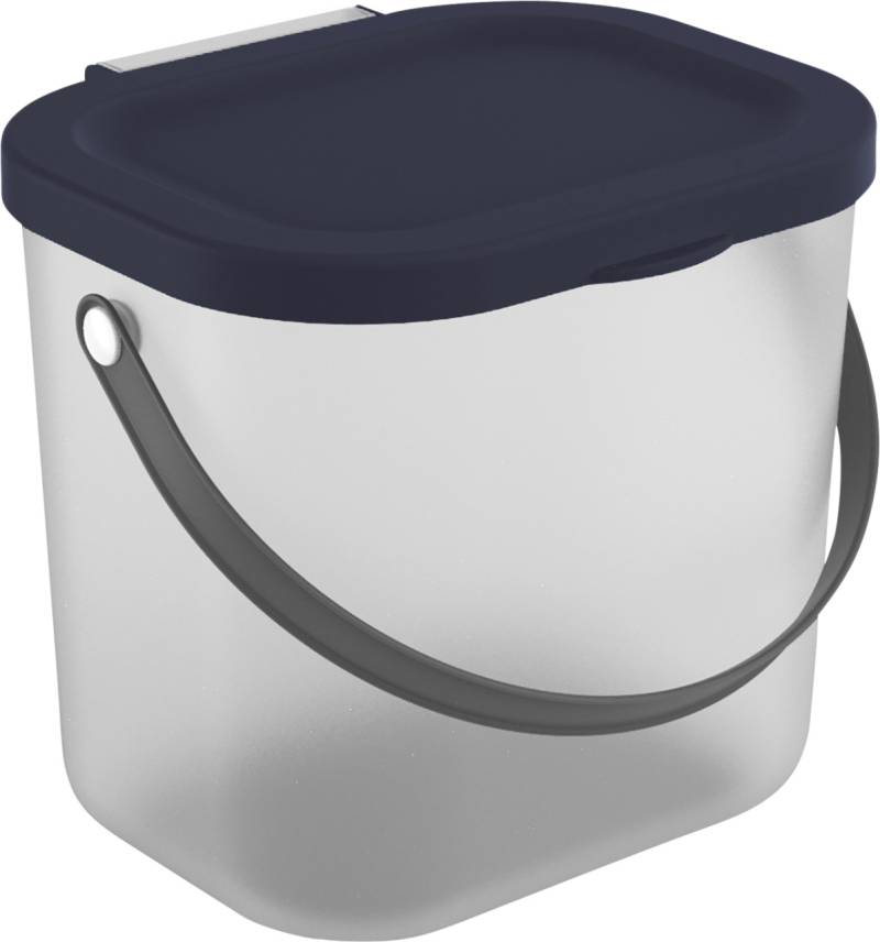 Rotho Waschmittelbehälter Albula 6 l midnight blau von Rotho