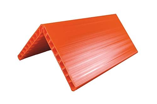 (1x) Kantenschutzwinkel 500 mm | Kantenschoner aus Kunststoff (PE) | bruchfest, formstabil & kältebeständig – für Ladungssicherung mit Zurrgurten | orange – 190 x 190 x 19 mm von Rothschenk