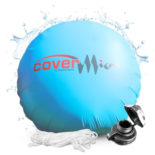 Rothschenk CoverMio XXL Poolkissen Rund | Luftkissen Winter | Poolpolster für winterfeste Poolabdeckung | Aufblasbare Winterkissen Überwinterung für Pool | Kissen für Pool (Ø 5 m) von Rothschenk