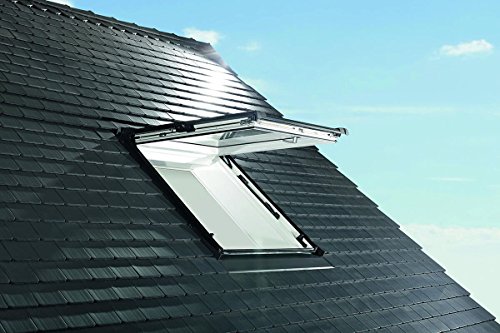 Roto Designo R8 WDF R88CK W WD AL Klapp-Schwingfenster mit Wärmedämmung und Eindeckrahmen(Eindeckrahmen: EDR Rx WD 1x1 HZI AL, 134 x 140) von Roto R8
