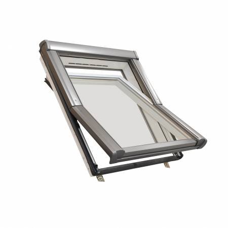 Dachdecker Favorit Roto Dachfenster aus Kunststoff mit Eindeckrahmen (65x118) von Roto