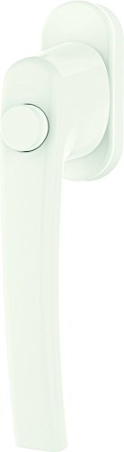 Fenstergriff Roto Line Druckknopf verkehrsweiß mit Schrauben Vierkantstift 7 x 43 mm von Roto