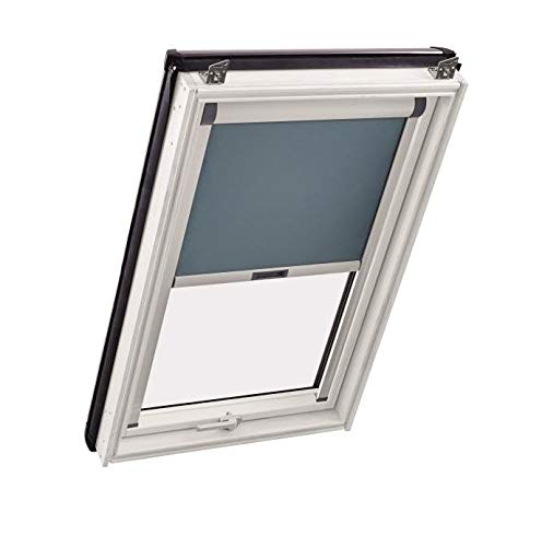 Komplettpaket Sunblock Roto Dachfenster aus Kunststoff inkl. Verdunkelungsrollo V06 (Eindeckrahmen: EZI, 65 x 118) von Roto