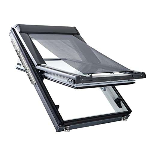 Original Roto Außenrollo Screen ZAR Sonnenschutz & Hitzeschutz Bei offenem Fenster voll funktionsfähig Länge einstellbar Für Roto Dachfenster der Baureihe Classic 6x84 mit Größe 054/xxx Original Roto Außenrollo Screen ZAR Sonnenschutz & Hitzeschutz Bei offenem Fenster voll funktionsfähig Länge einstellbar Für Roto Dachfenster der Baureihe Classic 6x84 mit Größe 054/xxx von Roto