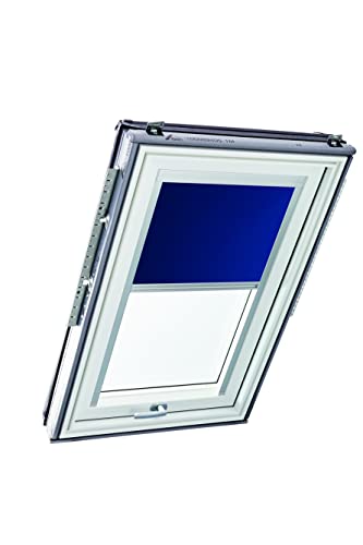 Original Roto Rollo Exclusiv ZRE für Roto Dachfenster - Führungsschiene Silber - Manuelle Bedienung - Tageslichtrollo Baureihe Designo R6/R8, i8 und Classic 64/84 - Größe 094/098 | 09/09 - Farbe Blau Original Roto Rollo Exclusiv ZRE für Roto Dachfenster - Führungsschiene Silber - Manuelle Bedienung - Tageslichtrollo Baureihe Designo R6/R8, i8 und Classic 64/84 - Größe 094/098 | 09/09 - Farbe Blau von Roto