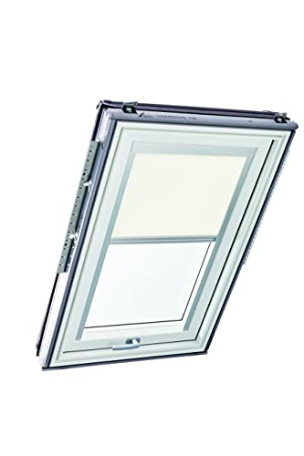 Original Roto Rollo Exclusiv ZRE für Roto Dachfenster - Führungsschiene Silber - Tageslichtrollo Baureihe Designo R6/R8, i8 und Classic 64/84 - Größe 094/140 | 09/14 - Stofffarbe Hellbeige Original Roto Rollo Exclusiv ZRE für Roto Dachfenster - Führungsschiene Silber - Tageslichtrollo Baureihe Designo R6/R8, i8 und Classic 64/84 - Größe 094/140 | 09/14 - Stofffarbe Hellbeige von Roto