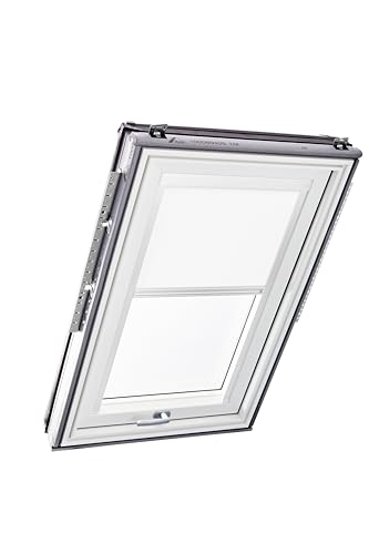 Original Roto Rollo Exclusiv ZRE für Roto Dachfenster Tageslichtrollo Führungsschiene Weiß Für Roto Dachfenster der Baureihe Designo R6/R8, i8 und Classic 64/84 mit Größe 054/078 | 05/07 Farbe Weiß von Roto