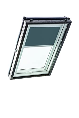 Original Roto Verdunkelungsrollo ZRV - Nahezu vollständige Verdunkelung - Führungsschiene Silber - Dachfenster Baureihe Designo R4/R7 und Classic 43/73 - Größe 074/098 | 07/09 - Stofffarbe Dunkelgrau Original Roto Verdunkelungsrollo ZRV - Nahezu vollständige Verdunkelung - Führungsschiene Silber - Dachfenster Baureihe Designo R4/R7 und Classic 43/73 - Größe 074/098 | 07/09 - Stofffarbe Dunkelgrau von Roto
