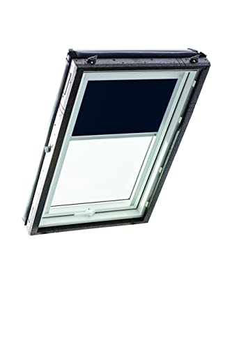 Original Roto Verdunkelungsrollo ZRV - Nahezu vollständige Verdunkelung - Führungsschiene Silber - Dachfenster Baureihe Designo R4/R7 und Classic 43/73 - Größe 074/098 | 07/09 - Stofffarbe Blau Original Roto Verdunkelungsrollo ZRV - Nahezu vollständige Verdunkelung - Führungsschiene Silber - Dachfenster Baureihe Designo R4/R7 und Classic 43/73 - Größe 074/098 | 07/09 - Stofffarbe Blau von Roto