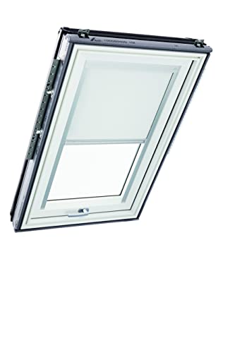 Original Roto Verdunkelungsrollo ZRV - Nahezu vollständige Verdunkelung - Führungsschiene Silber - Dachfenster Baureihe Designo R6/R8, i8 und Classic 64/84 - Größe 065/098 | 06/09 - Stofffarbe Weiß Original Roto Verdunkelungsrollo ZRV - Nahezu vollständige Verdunkelung - Führungsschiene Silber - Dachfenster Baureihe Designo R6/R8, i8 und Classic 64/84 - Größe 065/098 | 06/09 - Stofffarbe Weiß von Roto