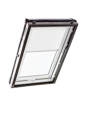 Original Roto Verdunkelungsrollo ZRV - Nahezu vollständige Verdunkelung - Führungsschiene Weiß - Dachfenster Baureihe Designo R4/R7 und Classic 43/73 - Größe 065/098 | 06/09 - Stofffarbe Weiß Original Roto Verdunkelungsrollo ZRV - Nahezu vollständige Verdunkelung - Führungsschiene Weiß - Dachfenster Baureihe Designo R4/R7 und Classic 43/73 - Größe 065/098 | 06/09 - Stofffarbe Weiß von Roto