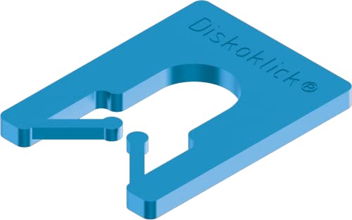 Roto/Gluske Distanzpalettensystem DISKOKLICK Typ 2 | 40 x 30 x 2 mm | Farbe blau | 1000 Stück von Roto
