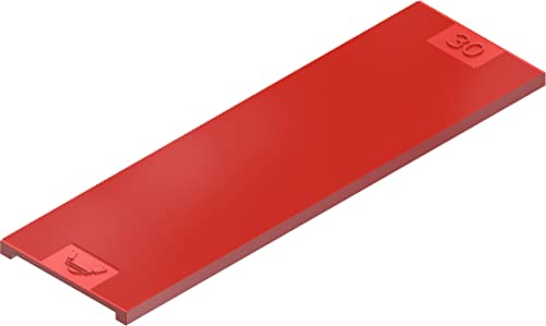 Roto/Gluske Verglasungsklotz GLAS-TEC GL-SV | 100 x 38 x 3 mm | Farbe rot | 500 Stück von Roto