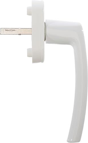 Roto Fenstergriff Line verkehrsweiß mit Schrauben Vierkantstift 7 x 37 mm von Roto
