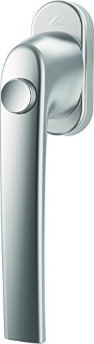 Fenstergriff Roto Samba Druckknopf natursilber mit Schrauben Vierkantstift 7 x 37 mm von Roto