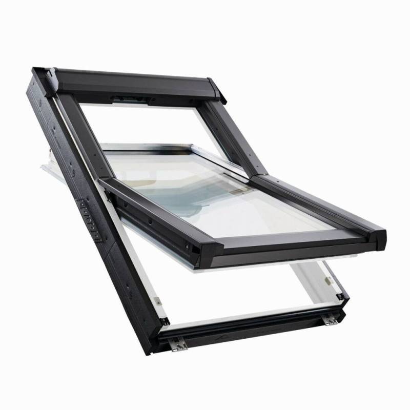RotoQ Schwingfenster Q-4 Plus K2C AL Kunststoff Schwingfenster inkl. Eindeckrahmen von Roto