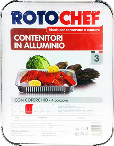 Rotofresh 3 Behälter 4 Portionen Aluminium von Rotofresh