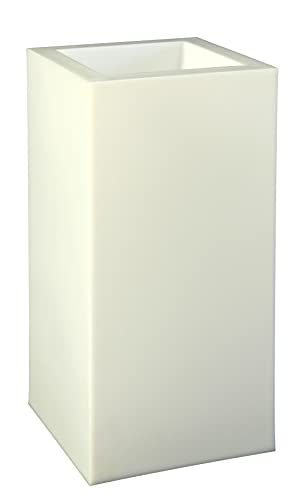 Rotomod Design Außenleuchte Belami, kleines Modell, 30 x 30 x 80 cm, Weiß von Rotomod Design