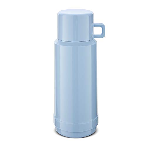 ROTPUNKT Isolierflasche 60 Jesper 1,0 l | Zweifunktions-Drehverschluss | BPA Frei- gesundes Trinken | Made in Germany | Warm + Kalthaltung | Glaseinsatz | babysmurf von ROTPUNKT