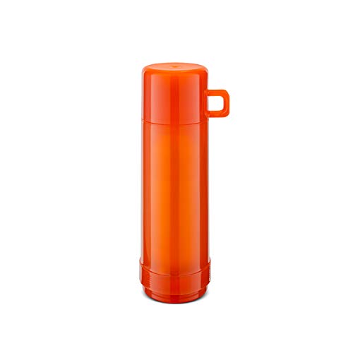 ROTPUNKT Isolierflasche 60 Jesper 0,75 l | Zweifunktions-Drehverschluss | BPA Frei | Made in Germany | Warm + Kalthaltung | Glaseinsatz | gl. orange von ROTPUNKT