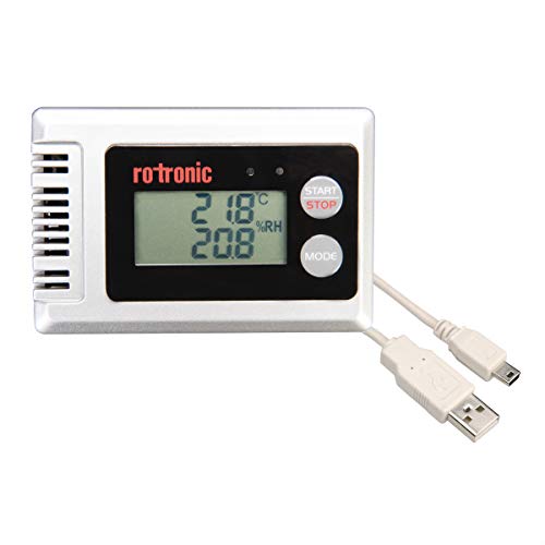 Rotronic HL-1D-SET Temperatur-Datenlogger, Luftfeuchte-Datenlogger Messgroeße Temperatur, Luftfeuch von rotronic
