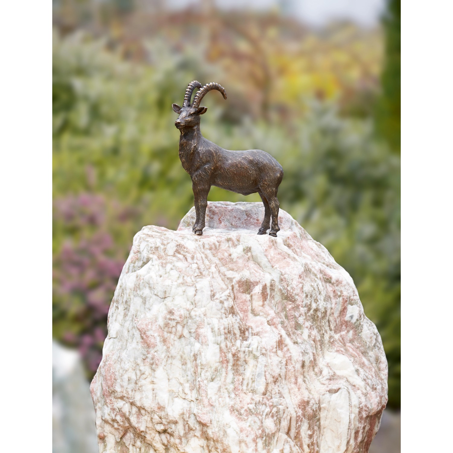 Rottenecker Bronze-Skulptur Steinbock von Rottenecker