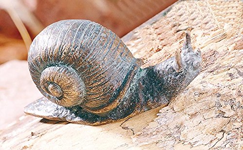 Rottenecker Bronzefigur, Skulpturen, Schnecke gerade 7 cm lang von Rottenecker