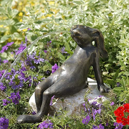 Rottenecker Gartenfigur Mads, der Hase, Bronze, Höhe: 30 cm von Rottenecker