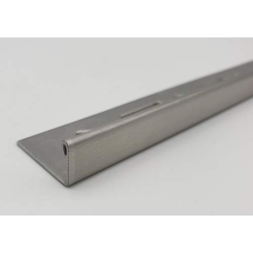 20 Stück = 50 m á 2,50 m Edelstahlschiene 20 mm Winkelprofil L-Form gebürstet Rotthues Winkelschiene Fliesenschiene von Rotthues