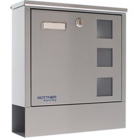 Rottner Tresor Briefkasten »Libro«, silberfarben, Stahl, (B x H:) 30,5 x 33 cm von Rottner Tresor
