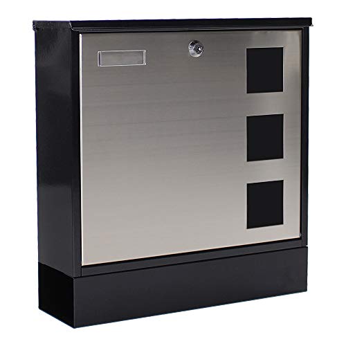 Rottner Briefkasten Design Mailbox Zylinderschloss 2 Schlüssel Sichtfenster Zeitungsbox Namensschildhalter inkl. Befestigungsmaterial Rottner Briefkasten Design Mailbox Zylinderschloss 2 Schlüssel Sichtfenster Zeitungsbox Namensschildhalter inkl. Befestigungsmaterial von Rottner