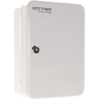 Rottner - Schlüsselbox sk 10 H250xB180xT85 mm lichtgrau Stahl Anzahl Haken 20 von Rottner