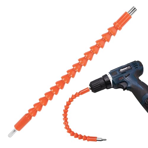 Roucerlin 1 Packung Flexible biegbare Bohrerverlängerung, 11,6 Zoll Superbit Schraubendreher Flexibel, Magnetische Bohrerverlängerung Bithalter Flexschaft Werkzeug für Computergehäuse in verschiedenen von Roucerlin