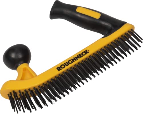 ROUGHNECK Two Handed Wire Brush Soft Grip von Roughneck