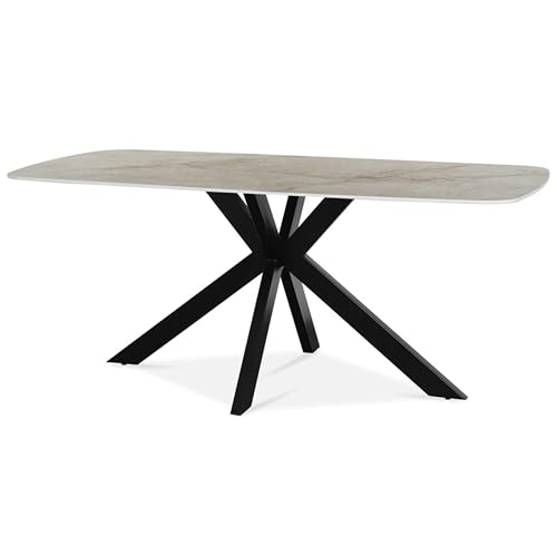 Esstisch Apollo | 180 x 90 x 76 cm | Shakespeare Grey Design von Rousseau