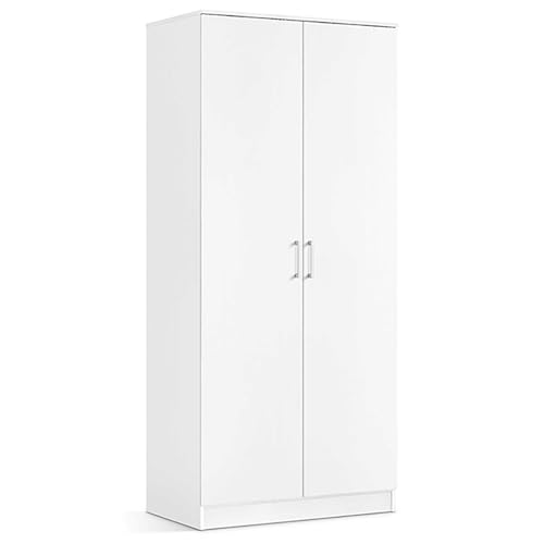 Rousseau Kleiderschrank Ray 80cm mit 2 Türen - weiß Rousseau Kleiderschrank Ray 80cm mit 2 Türen - weiß von Rousseau