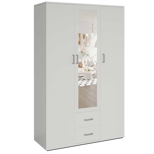 Rousseau Marcolini Kleiderschrank | 120 x 52 x 185 cm | weiß von Rousseau