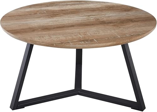 Rousseau Paso Dekor Altes Eichenholz Couchtisch | H41 x B80 x T80 cm von Rousseau