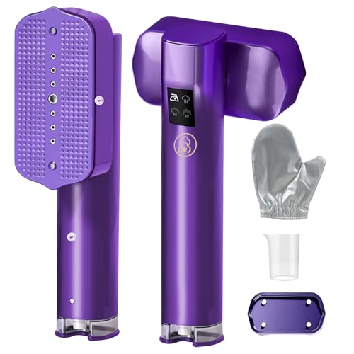 Steamer Dampfglätter Bügeleisen, Tragbarer Dampfglätter mit LED Display, 4 Bügelmodi, 2 in 1 Dampfbügeleisen Reise, Mini Bügeleisen Steam Iron for Clothes Steamer Dampfglätter Bügeleisen, Tragbarer Dampfglätter mit LED Display, 4 Bügelmodi, 2 in 1 Dampfbügeleisen Reise, Mini Bügeleisen Steam Iron for Clothes von Rouzin