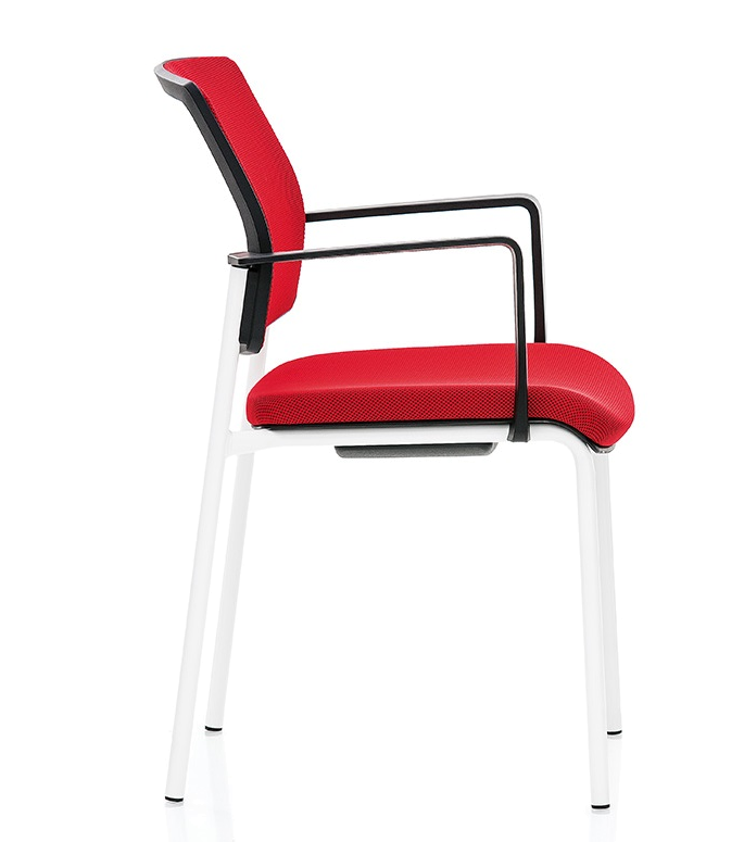 Rovo Chair R12 6110 Vierfuß Konferenzstuhl mit optionalen Armlehnen von Rovo CHAIR