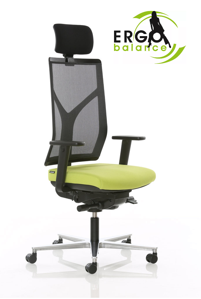 Rovo Chair R16 Bürodrehstuhl 3040 Ergo Balance mit Kopfstütze von Rovo CHAIR