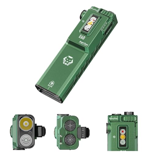 RovyVon E60 3-in-1 EDC Flach Taschenlampe Grün von RovyVon