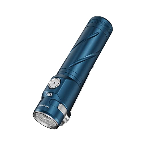 RovyVon S3 Pro 2800 Lumen EDC Taschenlampe, wiederaufladbar, superhell, USB-C, kompakt, hohe Lumen, wiederaufladbare Taschenlampe, magnetische Arbeits-Taschenlampe (Aqua Blue) von RovyVon