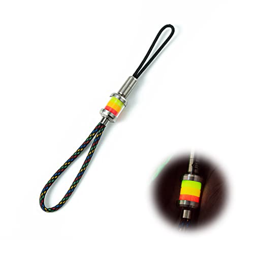 RovyVon Titan-Paracord-Perlen für Messer, Schlüsselband, Reißverschluss oder andere EDC Ausrüstung, leuchten im Dunkeln und leicht, einfach zu tragen von RovyVon