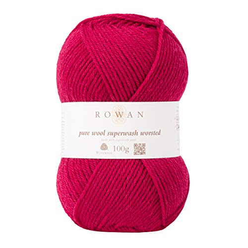 Rowan 9802170-00124 Handstrickgarn, 100% Wolle, Rich Red, onesize von Rowan